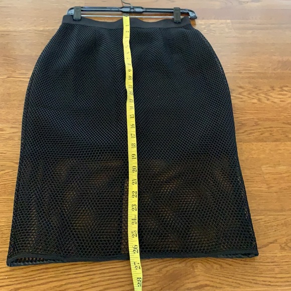 NWOT black Gili mesh overlay pencil skirt - Picture 12 of 12